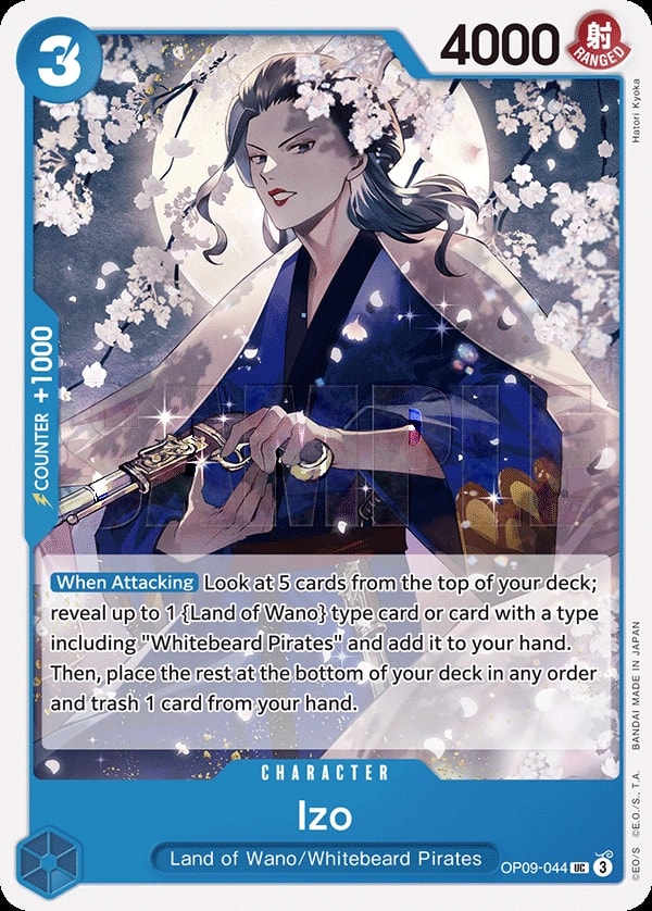 Izo (OP09-044) — Uncommon One Piece card