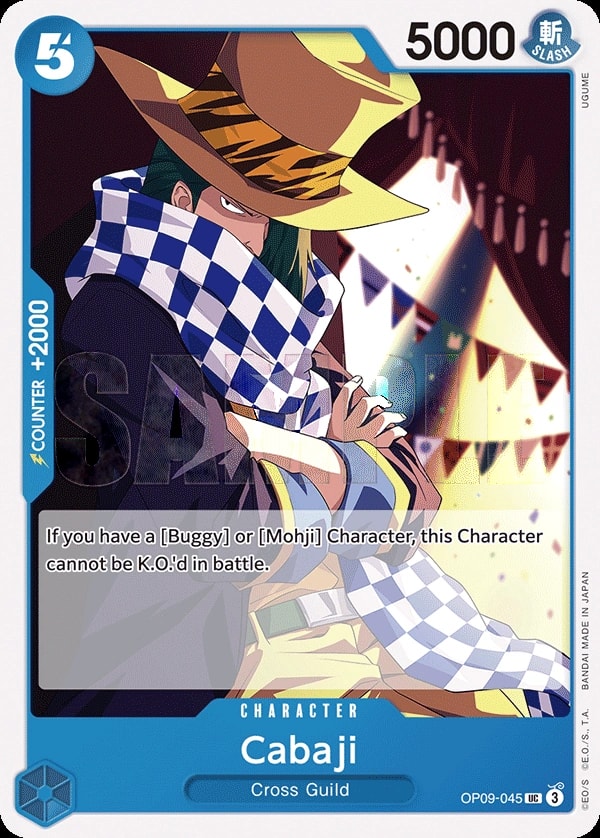 Cabaji (OP09-045) — Uncommon One Piece card