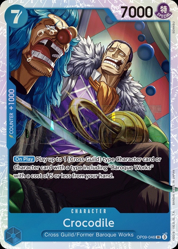 Crocodile OP09-046 One Piece card