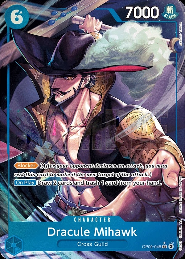 Dracule Mihawk (048) (Parallel) One Piece card