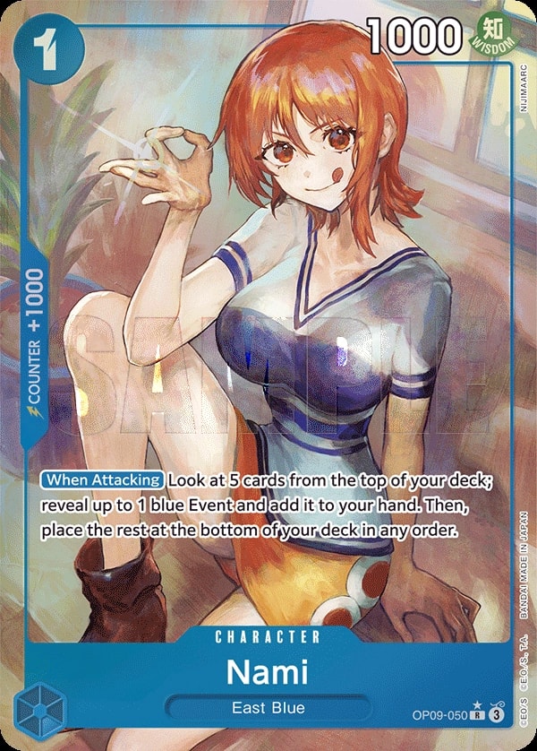 Nami (050) (Parallel) One Piece card