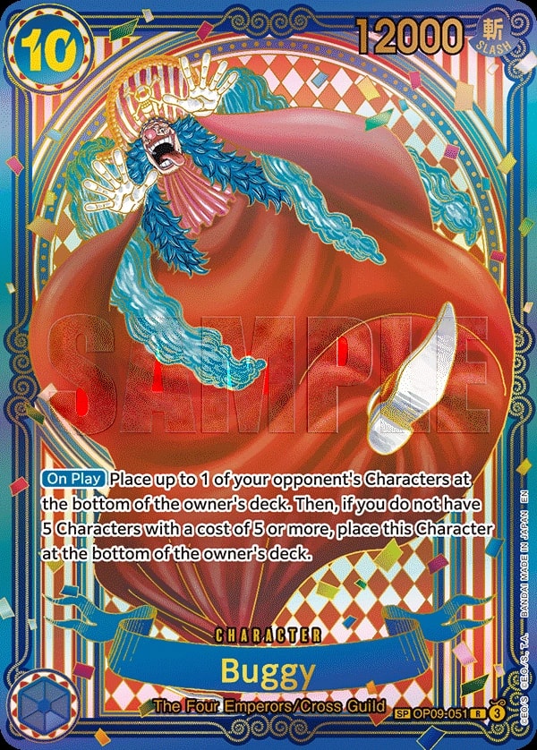 Buggy (051) (SP) One Piece card