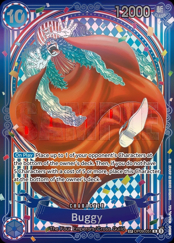 Buggy (051) (SP) One Piece card