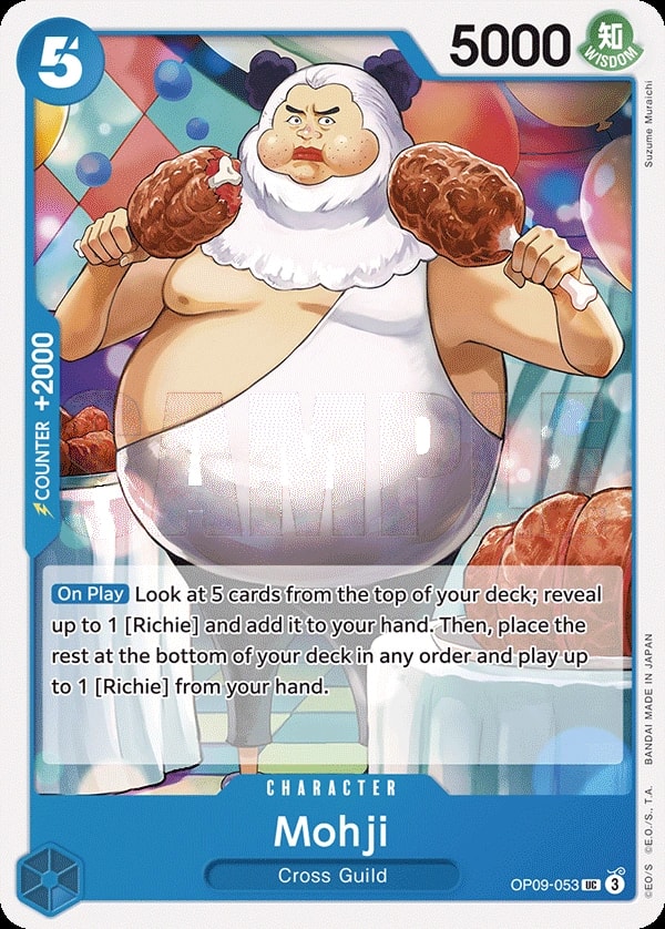 Mohji (OP09-053) — Uncommon One Piece card