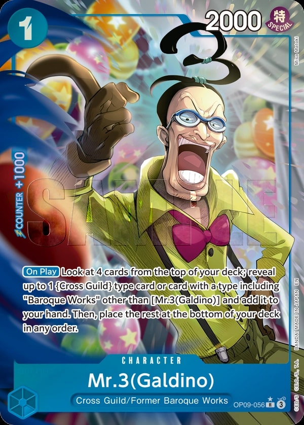 Mr.3 (056) (Galdino) One Piece card