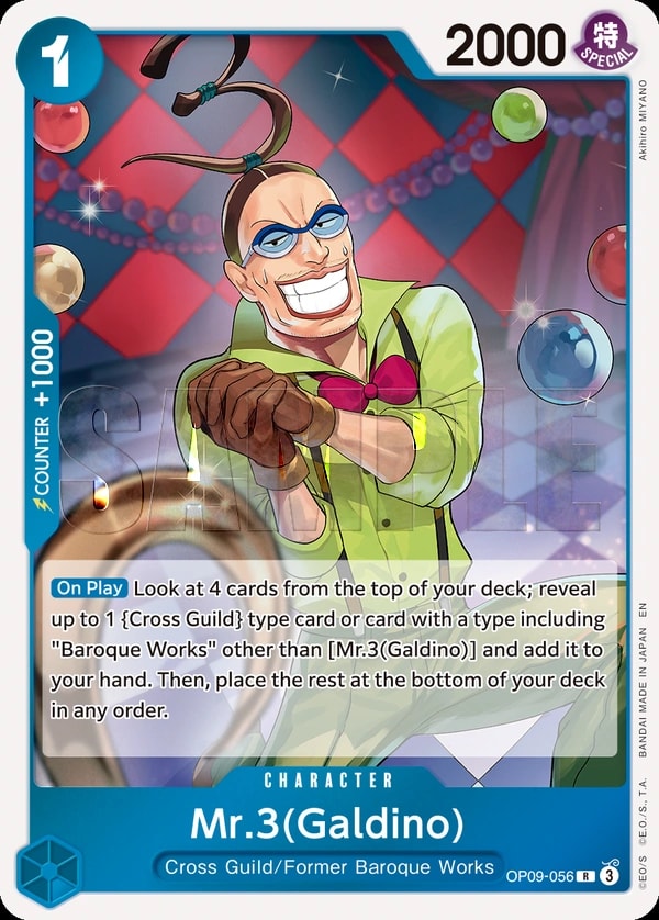 Mr.3 (056) (Galdino) One Piece card
