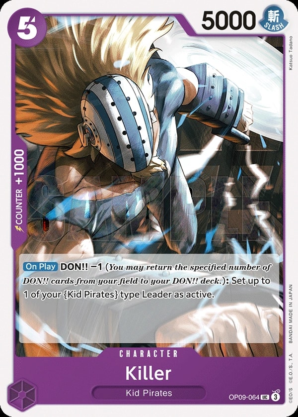 Killer (OP09-064) — Uncommon One Piece card