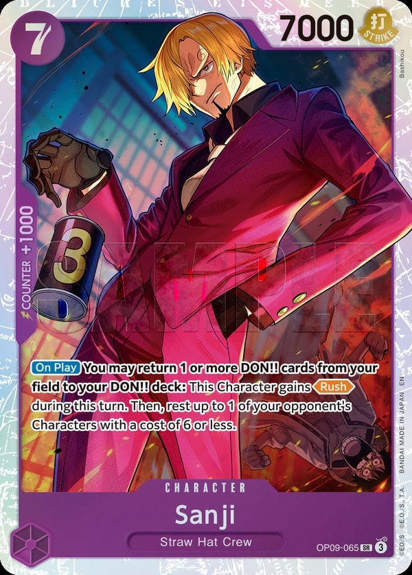 Sanji (065) (Reprint) One Piece card