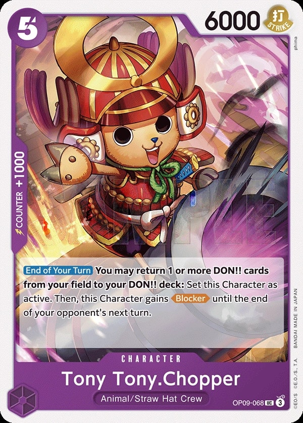 Tony Tony.Chopper (OP09-068) — Uncommon One Piece card