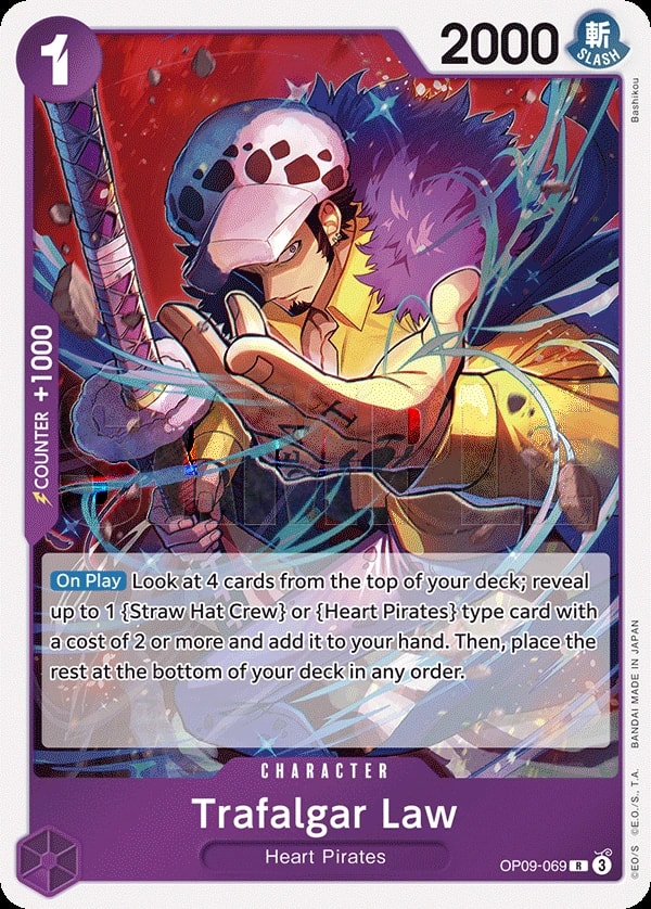 Trafalgar Law (OP09-069) — Rare One Piece card