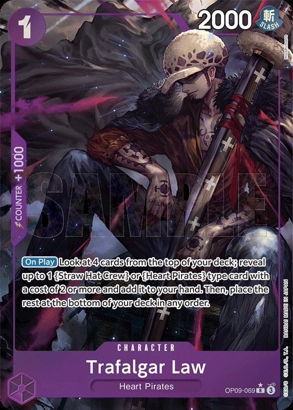 Trafalgar Law (069) (Parallel) One Piece card