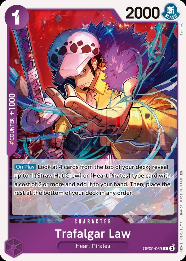 Trafalgar Law (069) (Reprint) One Piece card
