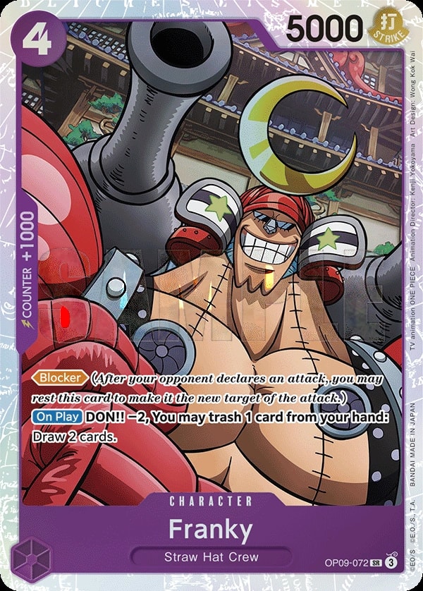 Franky OP09-072 One Piece card