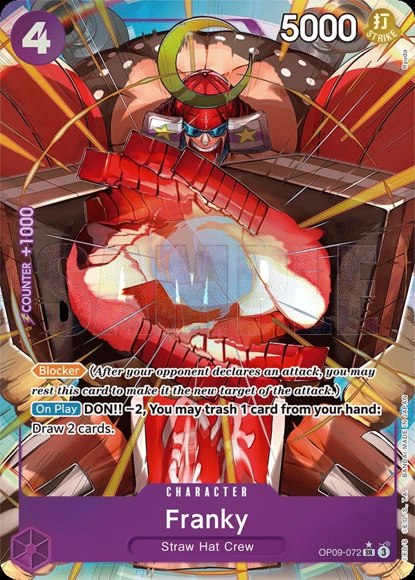 Franky (072) (Parallel) One Piece card
