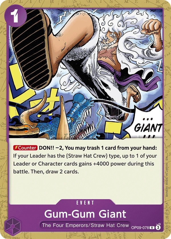 Gum-Gum Giant (078) (Manga) One Piece card