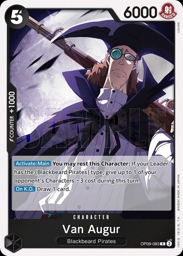 Van Augur (OP09-083) — Rare One Piece card