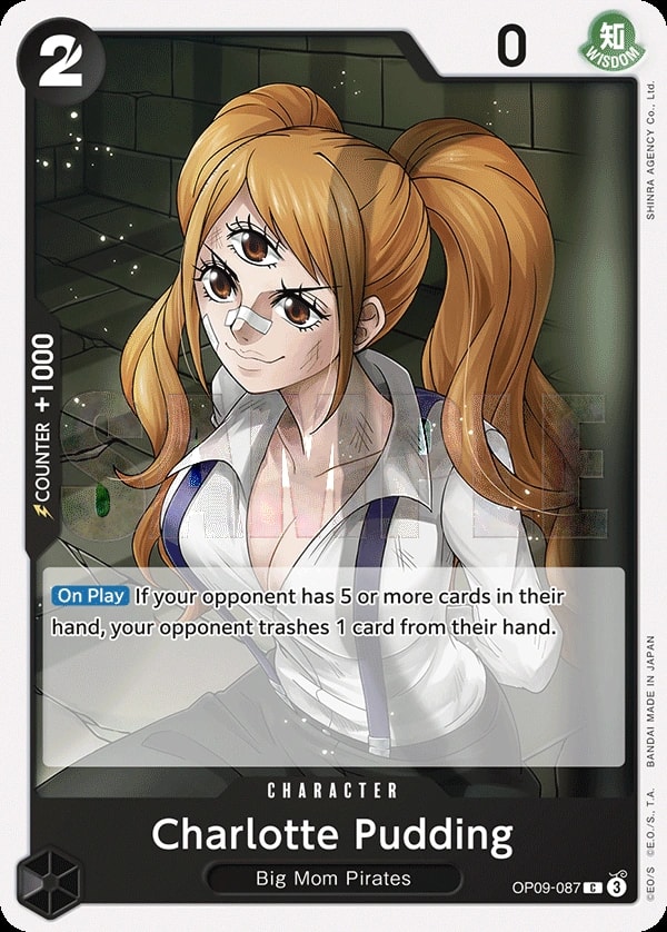 Charlotte Pudding (OP09-087) — Common One Piece card