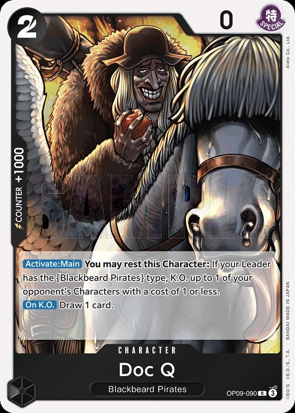Doc Q (OP09-090) — Rare One Piece card