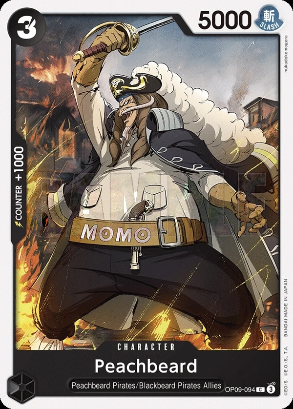 Peachbeard (OP09-094) — Common One Piece card