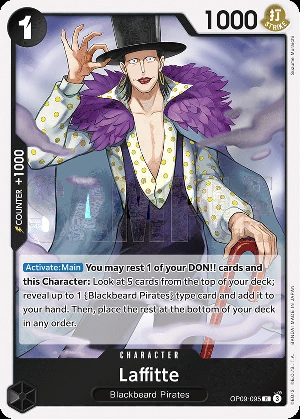 Laffitte (OP09-095) — Rare One Piece card