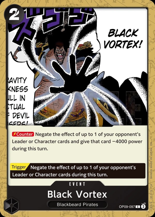 Black Vortex (097) (Reprint) One Piece card