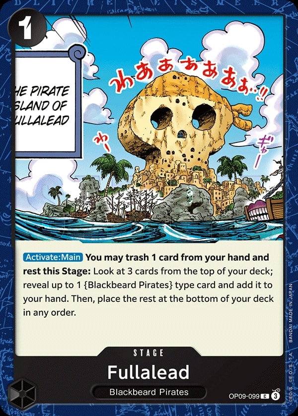 Fullalead (OP09-099) — Common One Piece card