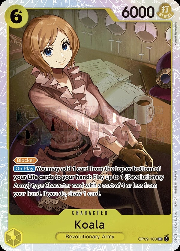 Koala OP09-103 One Piece card
