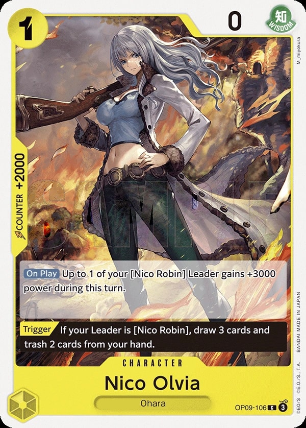 Nico Olvia (OP09-106) — Common One Piece card