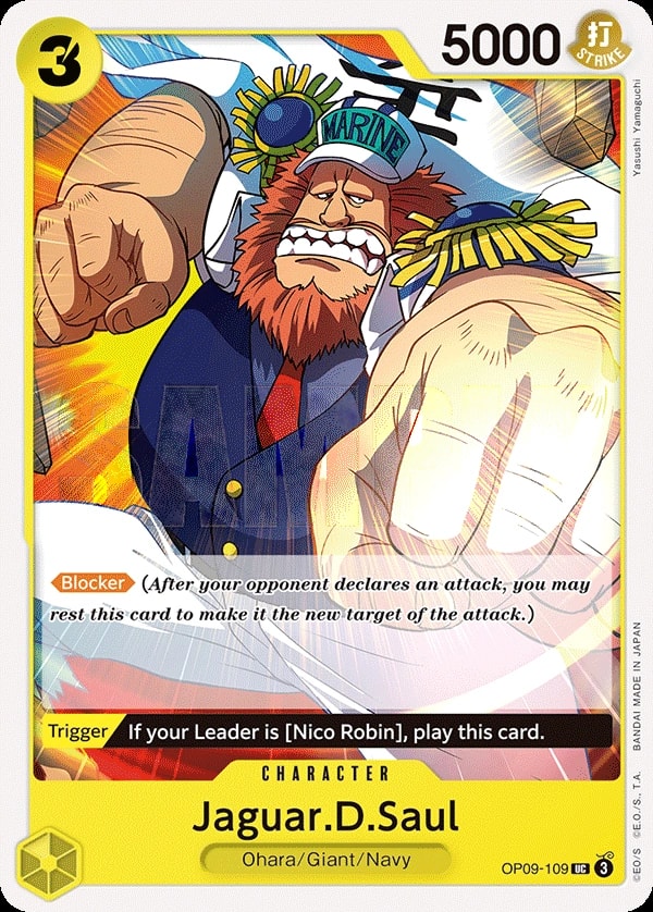 Jaguar.D.Saul (OP09-109) — Uncommon One Piece card