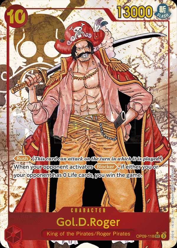 Gol.D.Roger (118) (Alternate Art) One Piece card