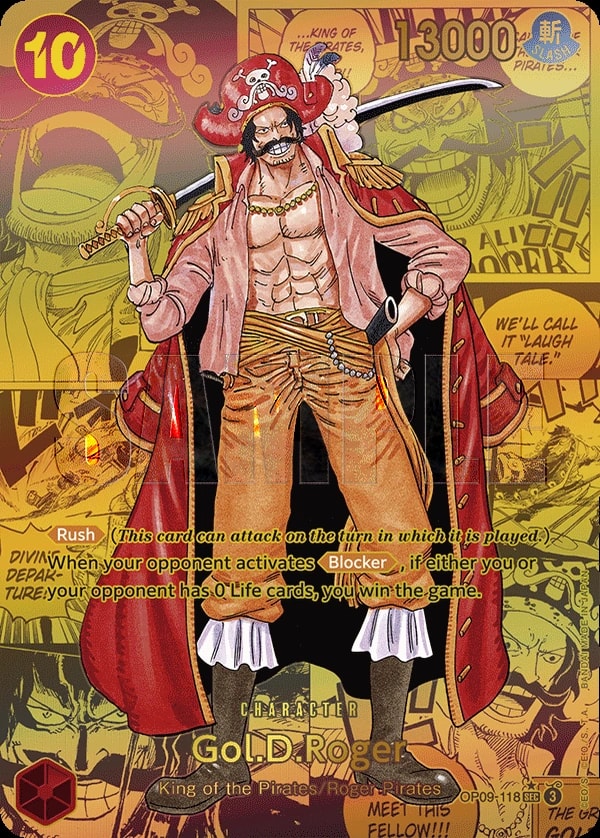 Gol.D.Roger (118) (Manga) One Piece card