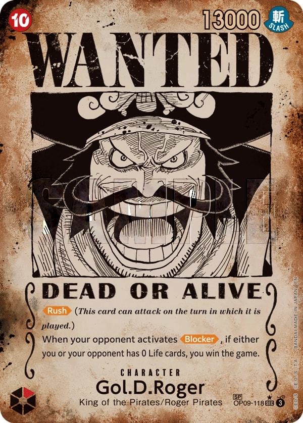 Gol.D.Roger (118) (SP) One Piece card