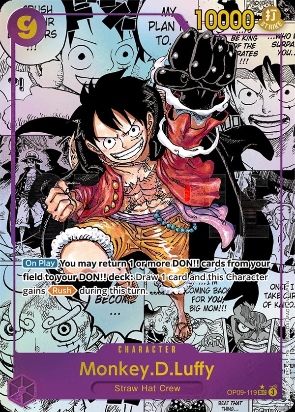 Monkey.D.Luffy (119) (Manga) One Piece card