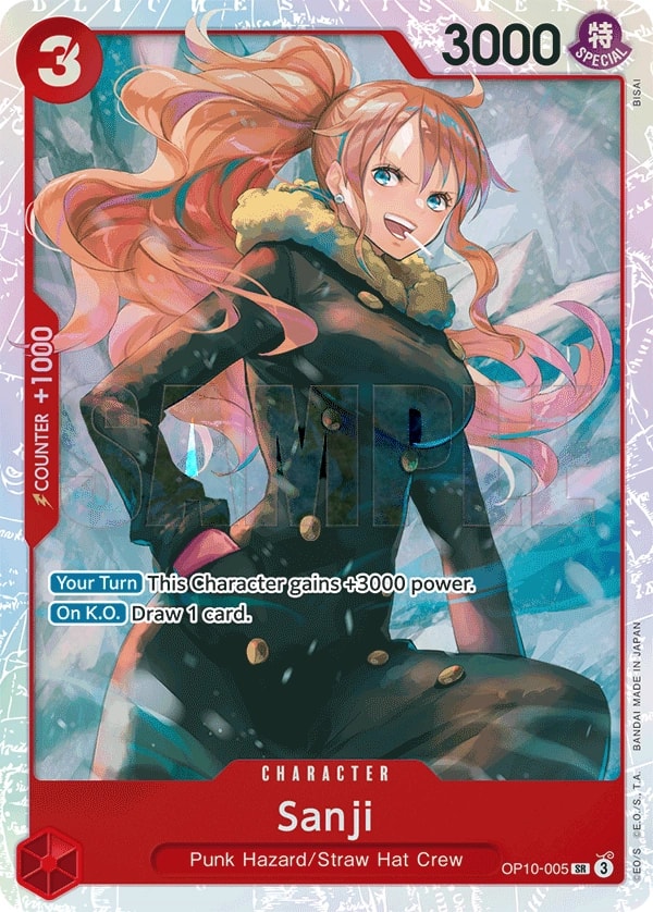 Sanji OP10-005 One Piece card