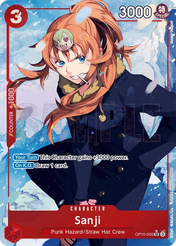 Sanji (005) (Parallel) One Piece card