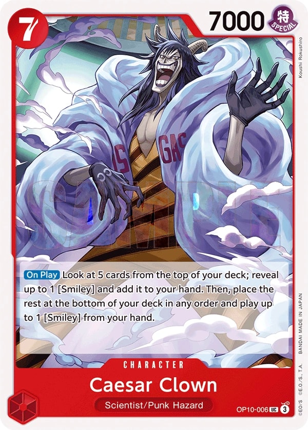 Caesar Clown (OP10-006) — Uncommon One Piece card
