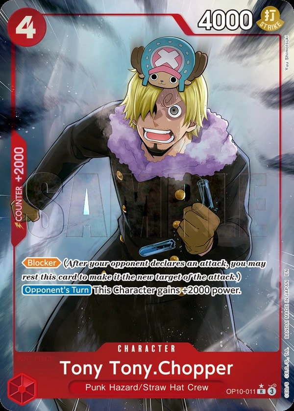 Tony Tony.Chopper (011) (Alternate Art) One Piece card