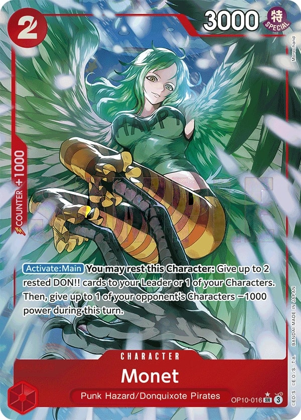Monet (016) (Parallel) One Piece card