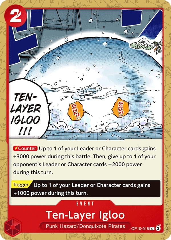 Ten-Layer Igloo (OP10-018) — Common One Piece card