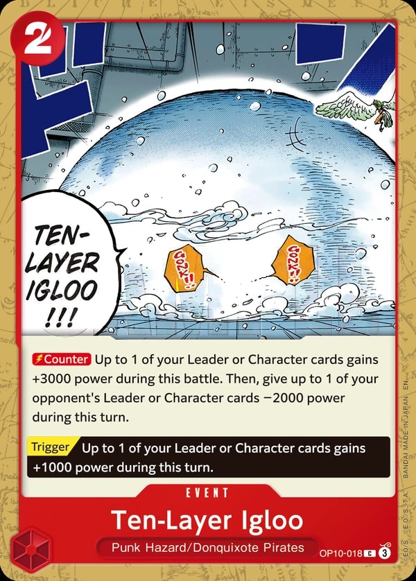 Ten-Layer Igloo (018) (Reprint) One Piece card