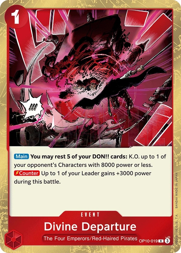 Divine Departure (OP10-019) — Rare One Piece card