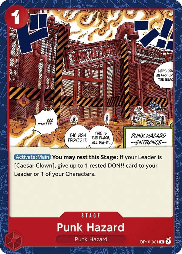 Punk Hazard (OP10-021) — Common One Piece card
