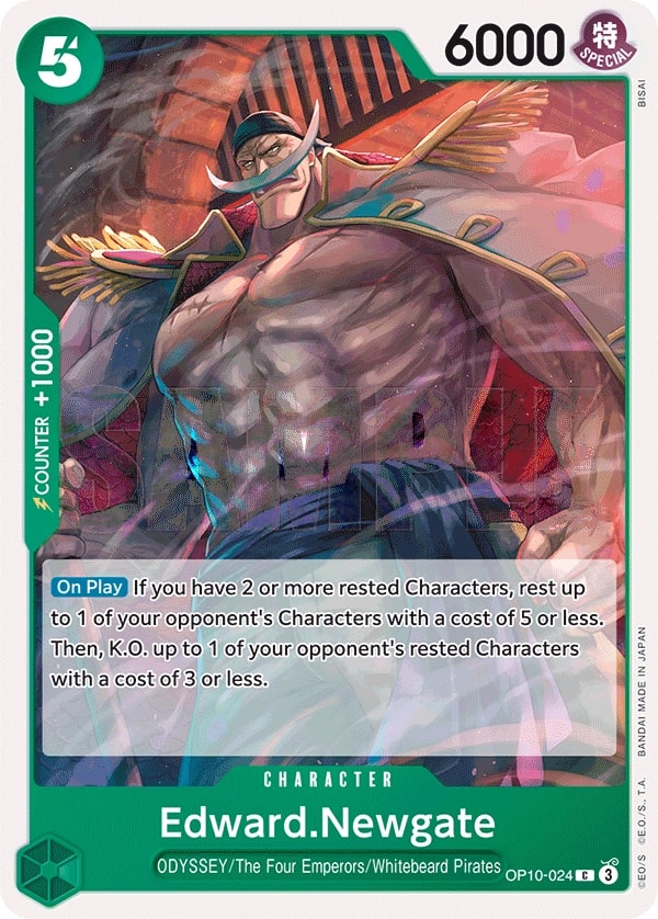 Edward.Newgate (OP10-024) — Common One Piece card