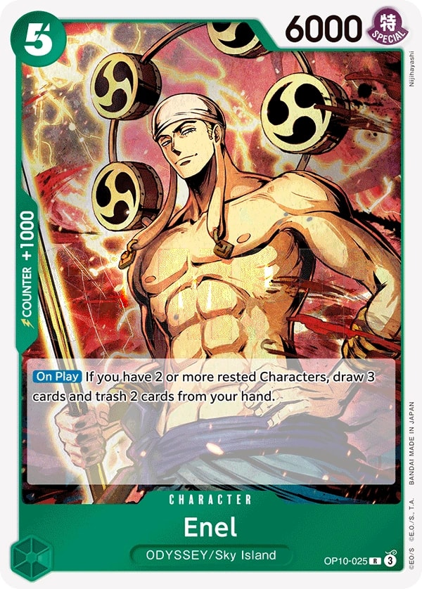 Enel (OP10-025) — Rare One Piece card