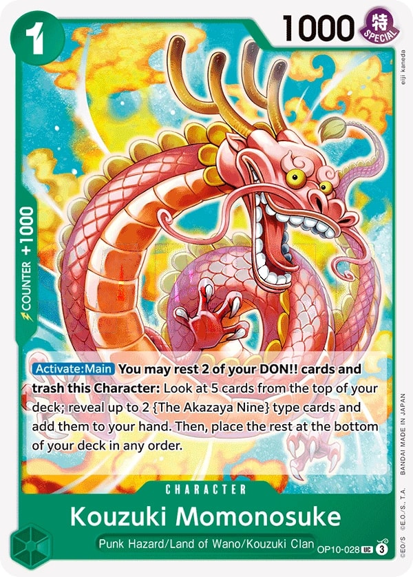 Kouzuki Momonosuke (OP10-028) — Uncommon One Piece card