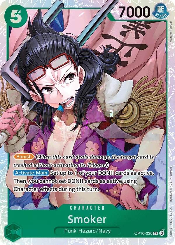 Smoker OP10-030 One Piece card