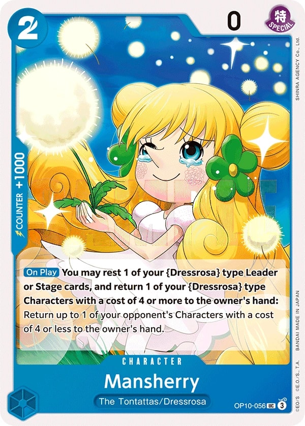 Mansherry (OP10-056) — Uncommon One Piece card