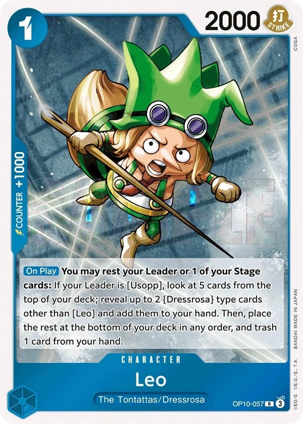 Leo (OP10-057) — Rare One Piece card