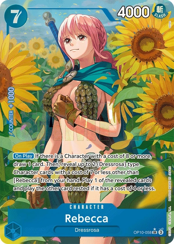 Rebecca (058) (Parallel) One Piece card