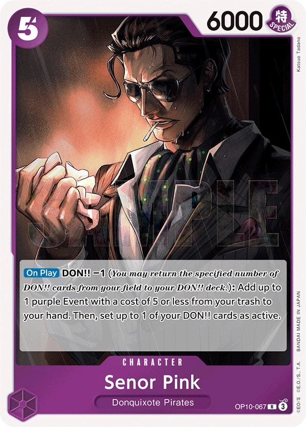 Senor Pink (OP10-067) — Rare One Piece card